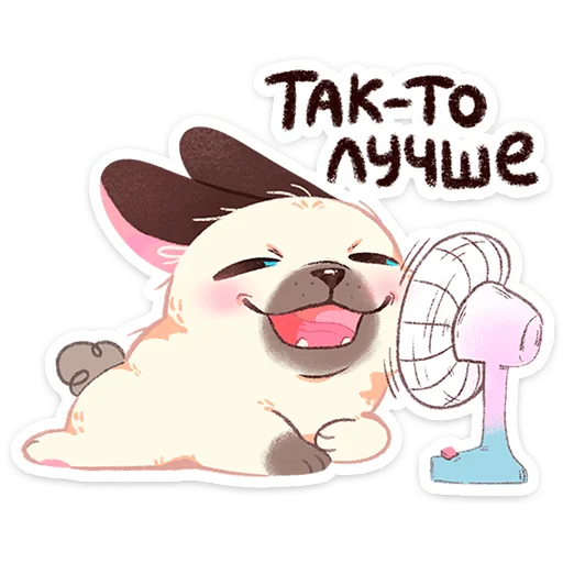🥵 Стикер «Пуппи» для Telegram