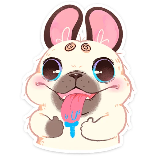 🤤 Стикер «Пуппи» для Telegram