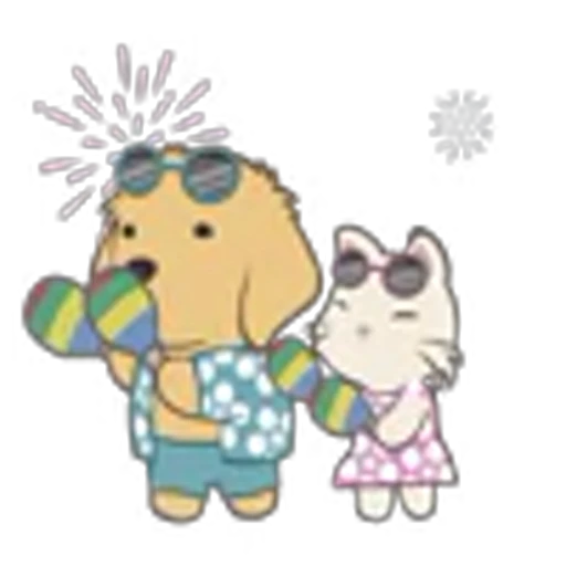 🎆 Эмодзи «Cat Dog» для Telegram