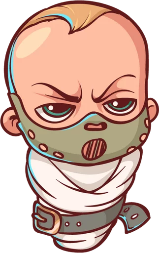 😷 Стикер «Стрёмный Пупс ICQ» для Telegram
