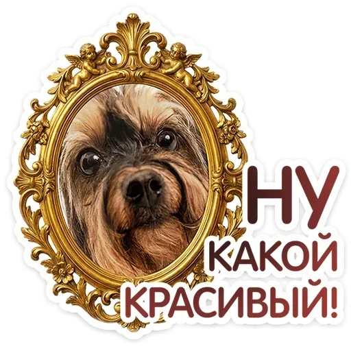 🪞 Стикер «Песики» для Telegram