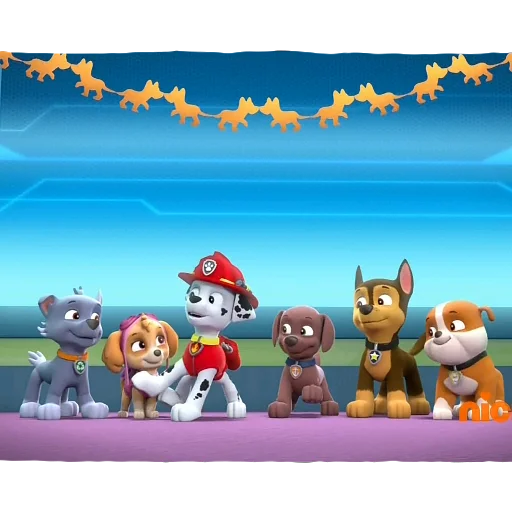 🎵 Стикер «Pups save friendship day» для Telegram