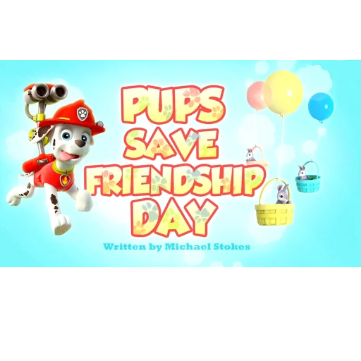 Стикерпак Pups save friendship day для Telegram
