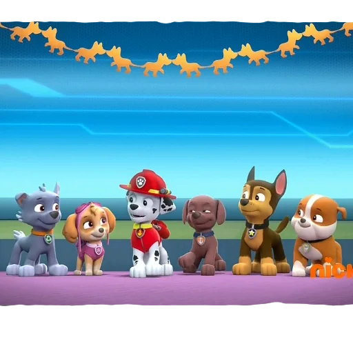 🎵 Стикер «Pups save friendship day» для Telegram