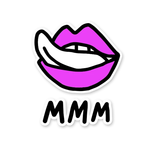🤤 Стикер «PURE. SHAMELESS DATING» для Telegram