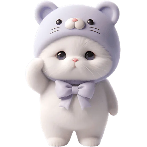 🫡 Стикер «Фиолетовый мишка» для Telegram
