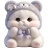 🥹 Эмодзи «Фиолетовый мишка» для Telegram