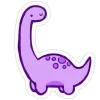 Стикер 42 Purple Decor From