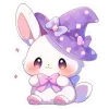 Стикер 45 Purple Decor From