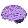 Стикер 50 Purple Decor From