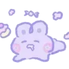 Стикер 18 Purple Decor From