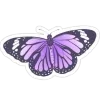 Стикер 25 Purple Decor From