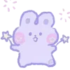 Стикер 11 Purple Decor From