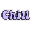 Стикер 57 Purple Decor From