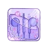 💜 Эмодзи «Purple lilac» для Telegram