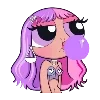 💜 Эмодзи «Purple lilac» для Telegram