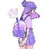 💜 Эмодзи «Purple lilac» для Telegram