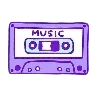 💜 Эмодзи «Purple lilac» для Telegram
