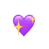 💜 Эмодзи «Purple lilac» для Telegram
