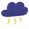 🌩️ Эмодзи «pen doodles» для Telegram