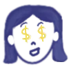 🤑 Эмодзи «pen doodles» для Telegram