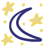 🌜 Эмодзи «pen doodles» для Telegram