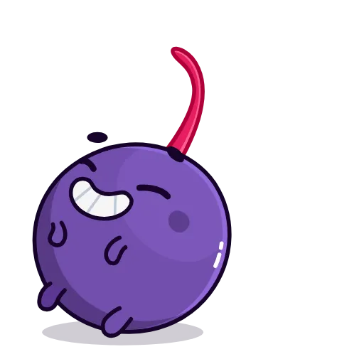 Стикерпак Purple Cherry для Telegram