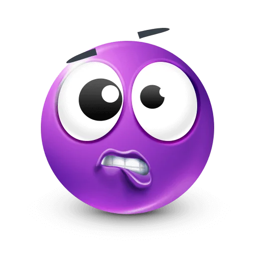 🤩 Стикер «Purple Faces» для Telegram