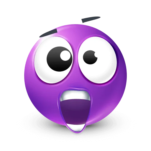 🤩 Стикер «Purple Faces» для Telegram