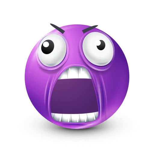 🤩 Стикер «Purple Faces» для Telegram