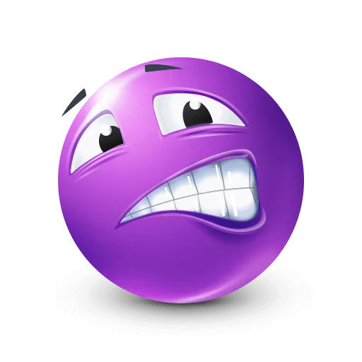 🤩 Стикер «Purple Faces» для Telegram
