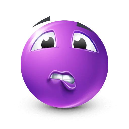 🤩 Стикер «Purple Faces» для Telegram