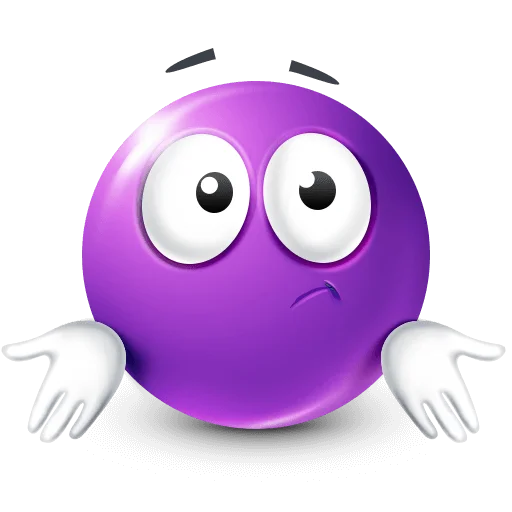 🤩 Стикер «Purple Faces» для Telegram