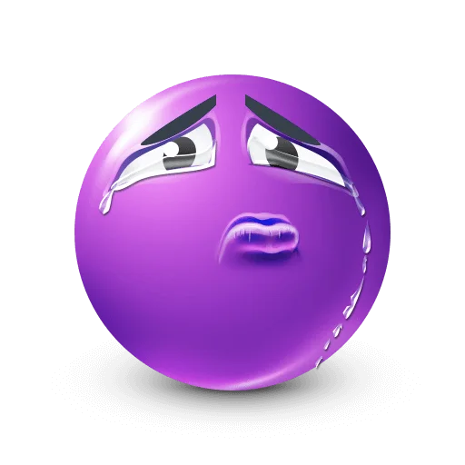 🤩 Стикер «Purple Faces» для Telegram