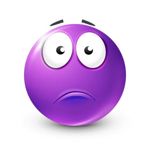 🤩 Стикер «Purple Faces» для Telegram