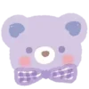 Стикер 9 🧸 Purple emoji