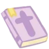 Стикер 4 🧸 Purple emoji
