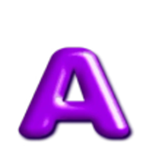 Стикерпак Purple font для Telegram