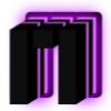 💜 Эмодзи «Purple neon font» для Telegram