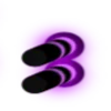 💜 Эмодзи «Purple neon font» для Telegram