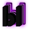 💜 Эмодзи «Purple neon font» для Telegram