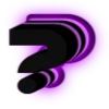 💜 Эмодзи «Purple neon font» для Telegram