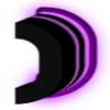 💜 Эмодзи «Purple neon font» для Telegram