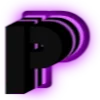 💜 Эмодзи «Purple neon font» для Telegram