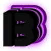 💜 Эмодзи «Purple neon font» для Telegram