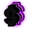 💜 Эмодзи «Purple neon font» для Telegram