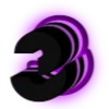 💜 Эмодзи «Purple neon font» для Telegram