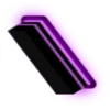 💜 Эмодзи «Purple neon font» для Telegram