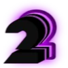 💜 Эмодзи «Purple neon font» для Telegram