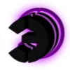 💜 Эмодзи «Purple neon font» для Telegram